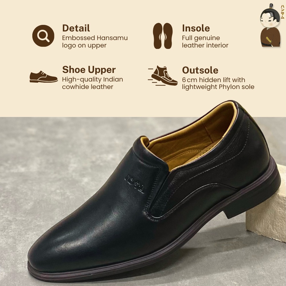 Hansamu Shin - Office Loafers DGD12 Black