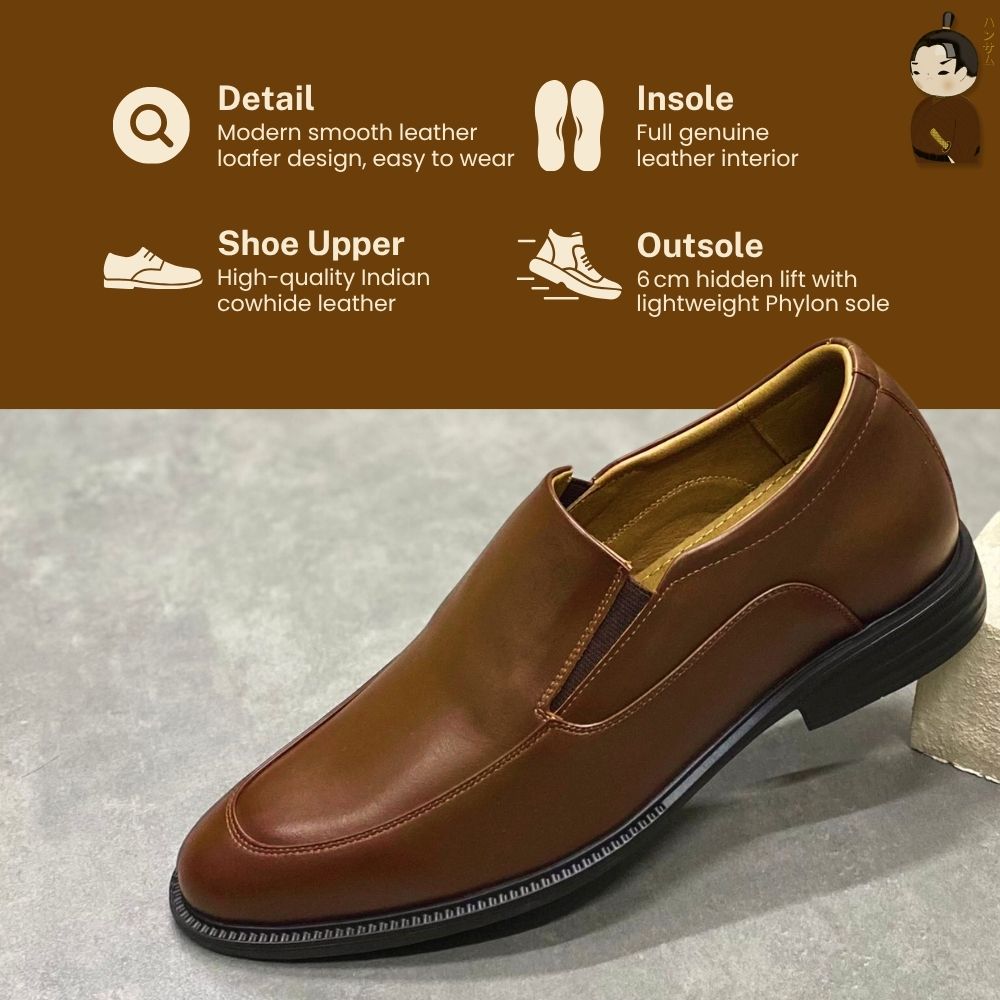 Hansamu Shin - Office Loafers DGD17 Brown