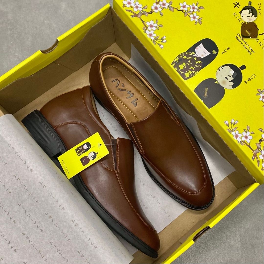 Hansamu Shin - Office Loafers DGD17 Brown