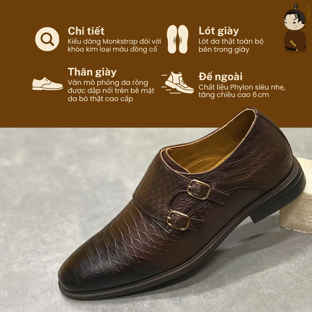 Hansamu Shin - Office Loafers DGD18 Brown