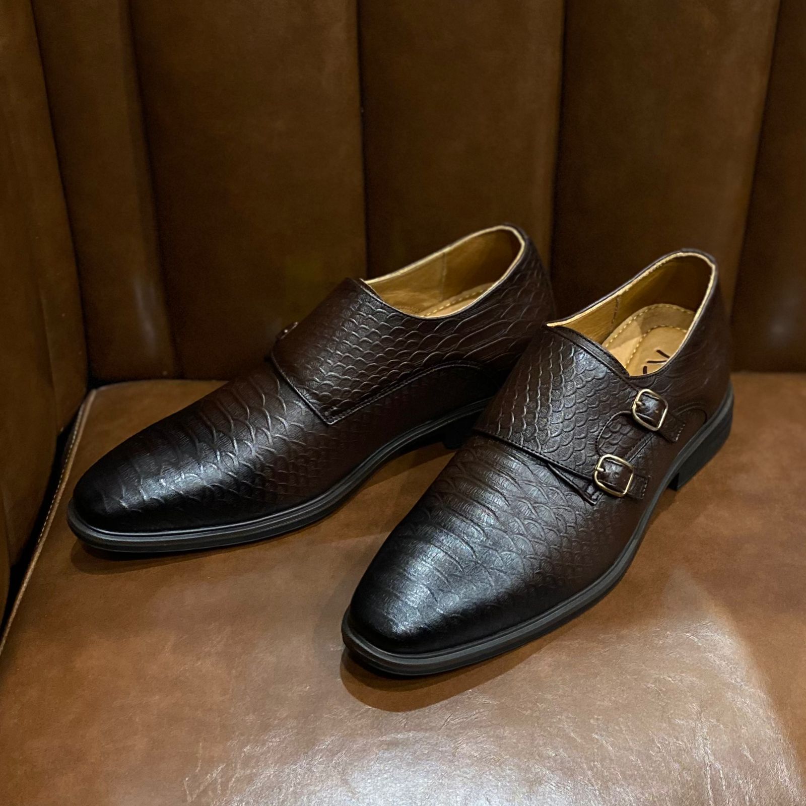 Hansamu Shin - Office Loafers DGD18 Brown