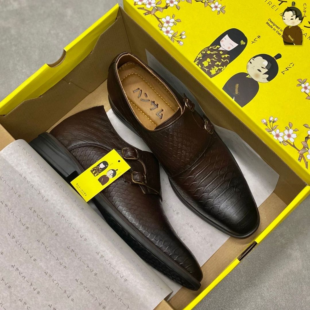 Hansamu Shin - Office Loafers DGD18 Brown