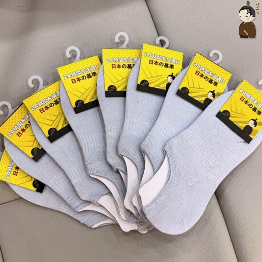 Hansamu Shinobi - Daily Socks BG15 L.Grey