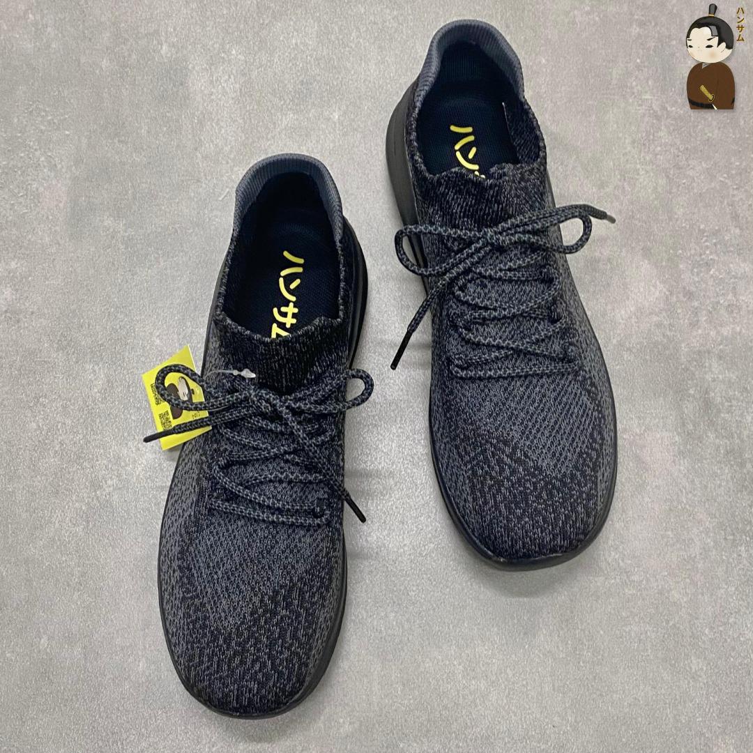 Hansamu Walk BG Unisex Shoes Black Gray