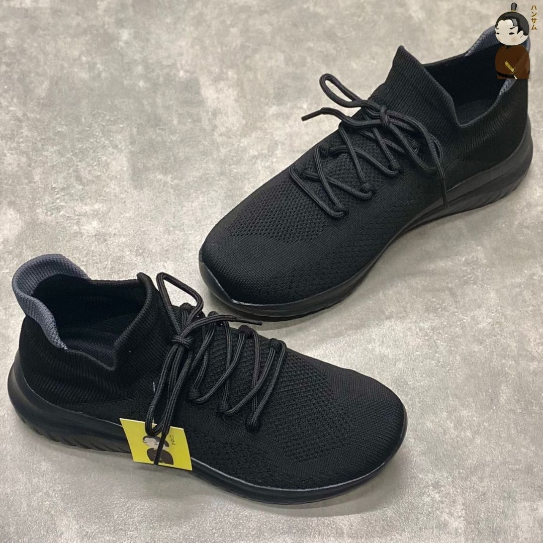 Hansamu Walk BG Unisex Shoes Full Black