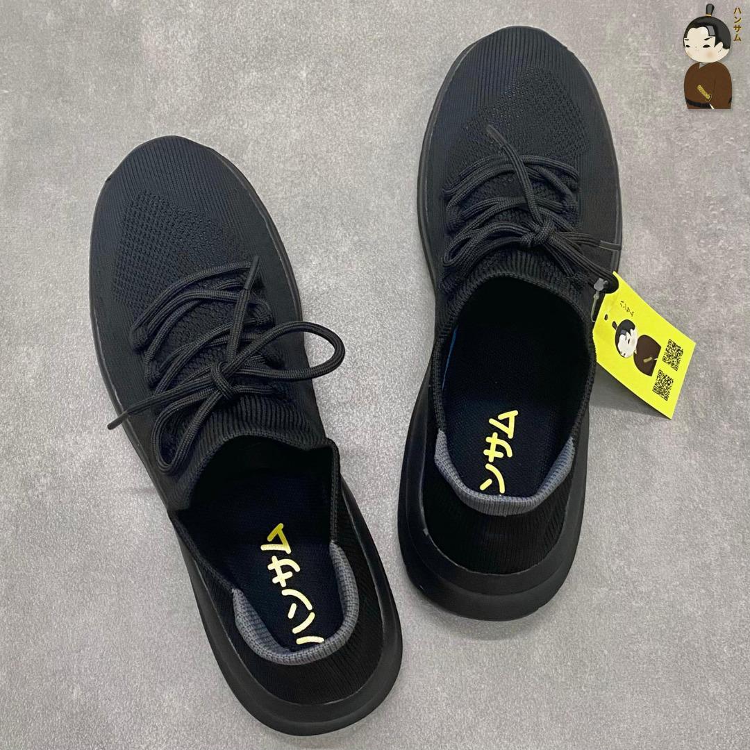 Hansamu Walk BG Unisex Shoes Full Black