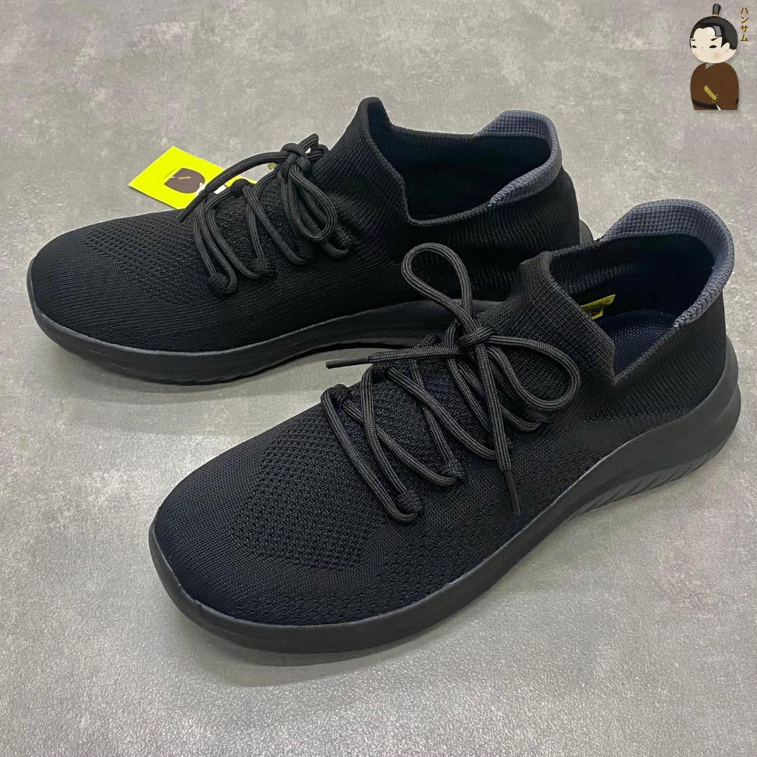 Hansamu Walk BG Unisex Shoes Full Black