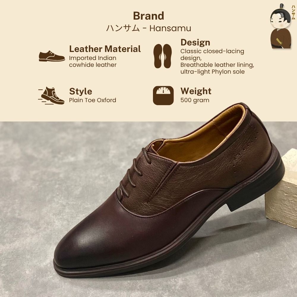 Hansamu Zen - Office Oxford DGD2 Brown