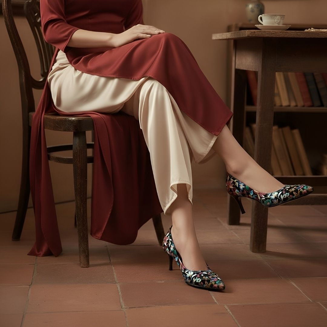 Kirei Biteki - Office Kitten Heel CP2 Black