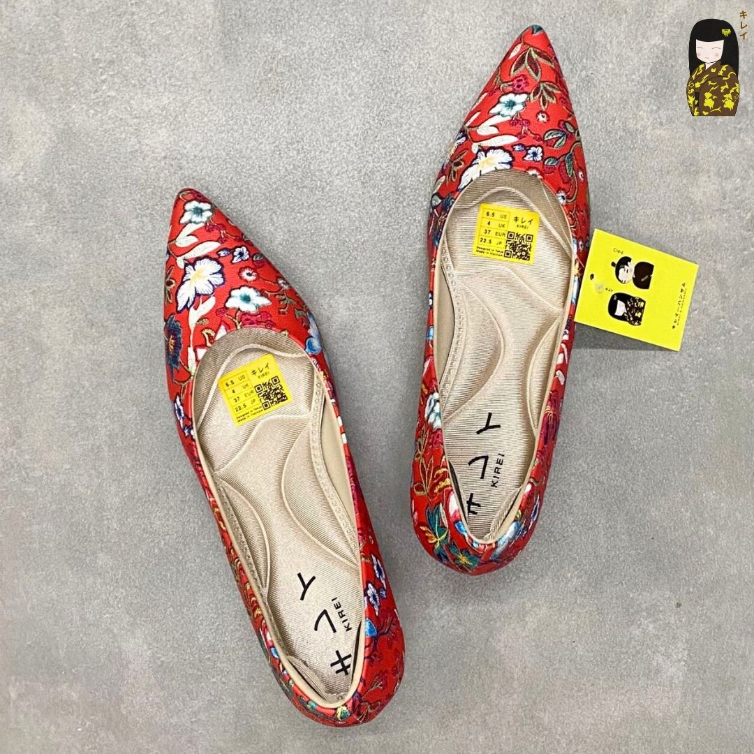 Kirei Biteki - Office Kitten Heel CP2 Red