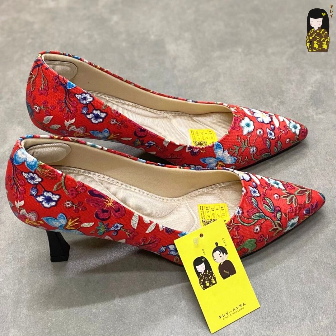 Kirei Biteki - Office Kitten Heel CP2 Red