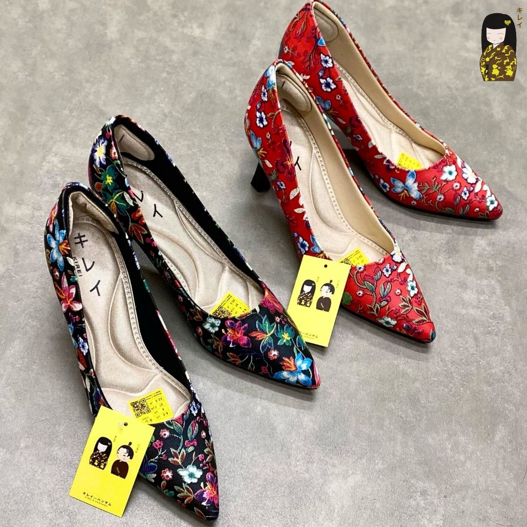 Kirei Biteki - Office Kitten Heel CP2 Red