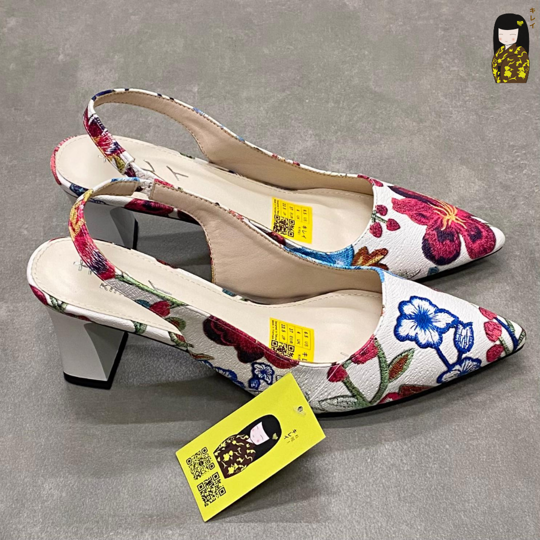 Kirei Biteki - Office Slingback CP6 White