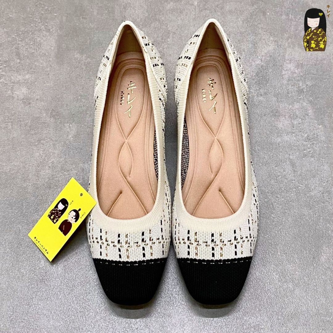 Kirei Kyōyō - Office Block Heel BG13 Cream