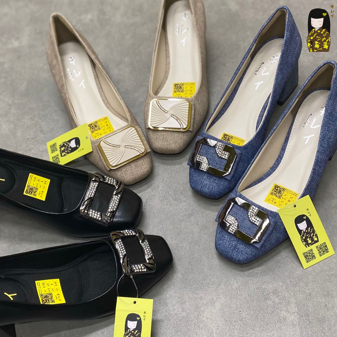 Kirei Kyōyō - Office Block Heel CP8 Black