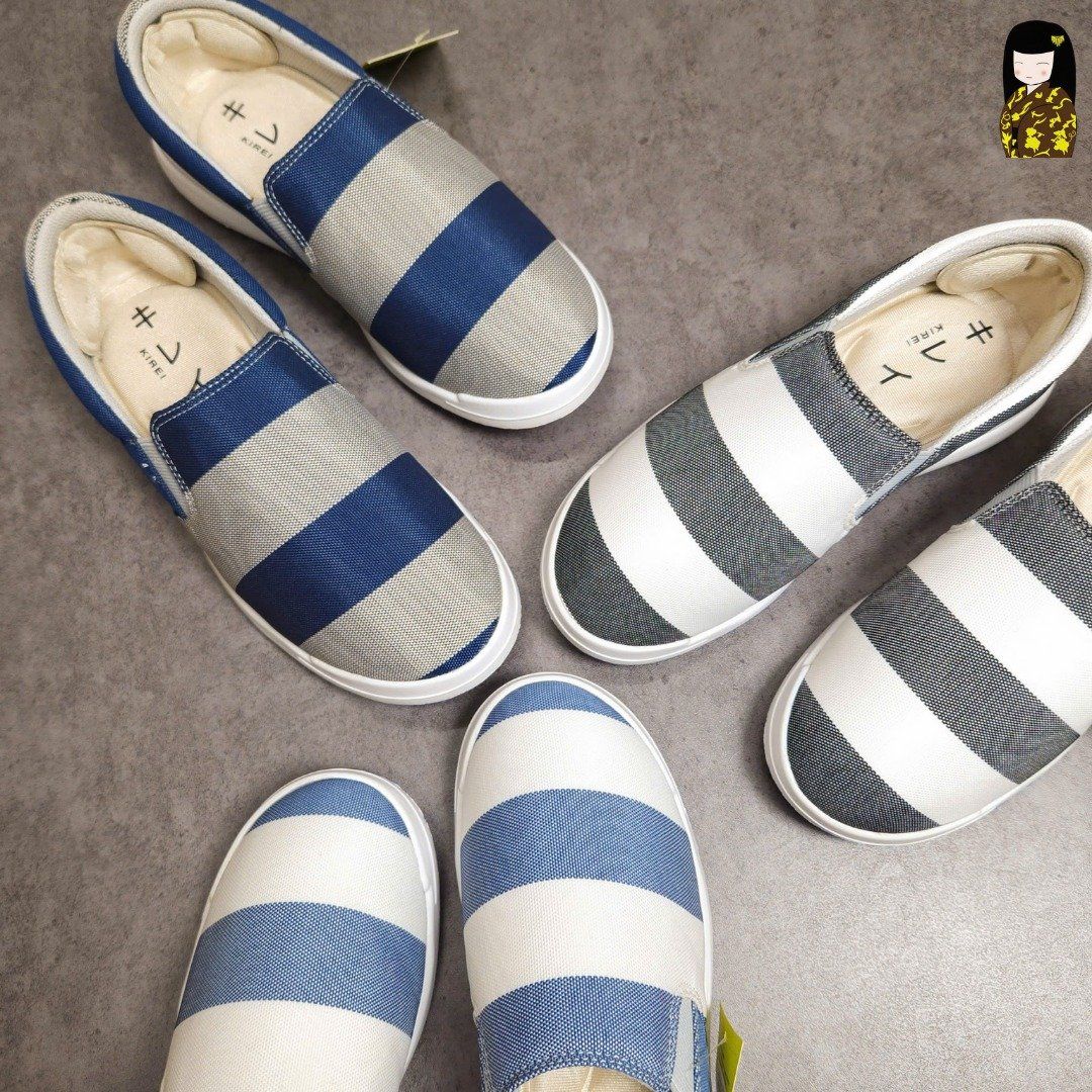 Kirei Nintai - Walk Slip-On KH2 White Blue