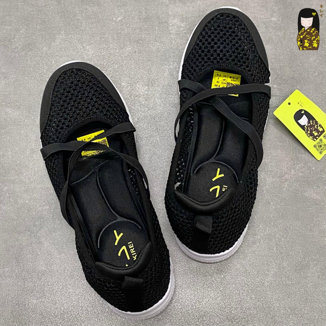 Kirei Walk BG Breathable V2 Ballet Flats Black