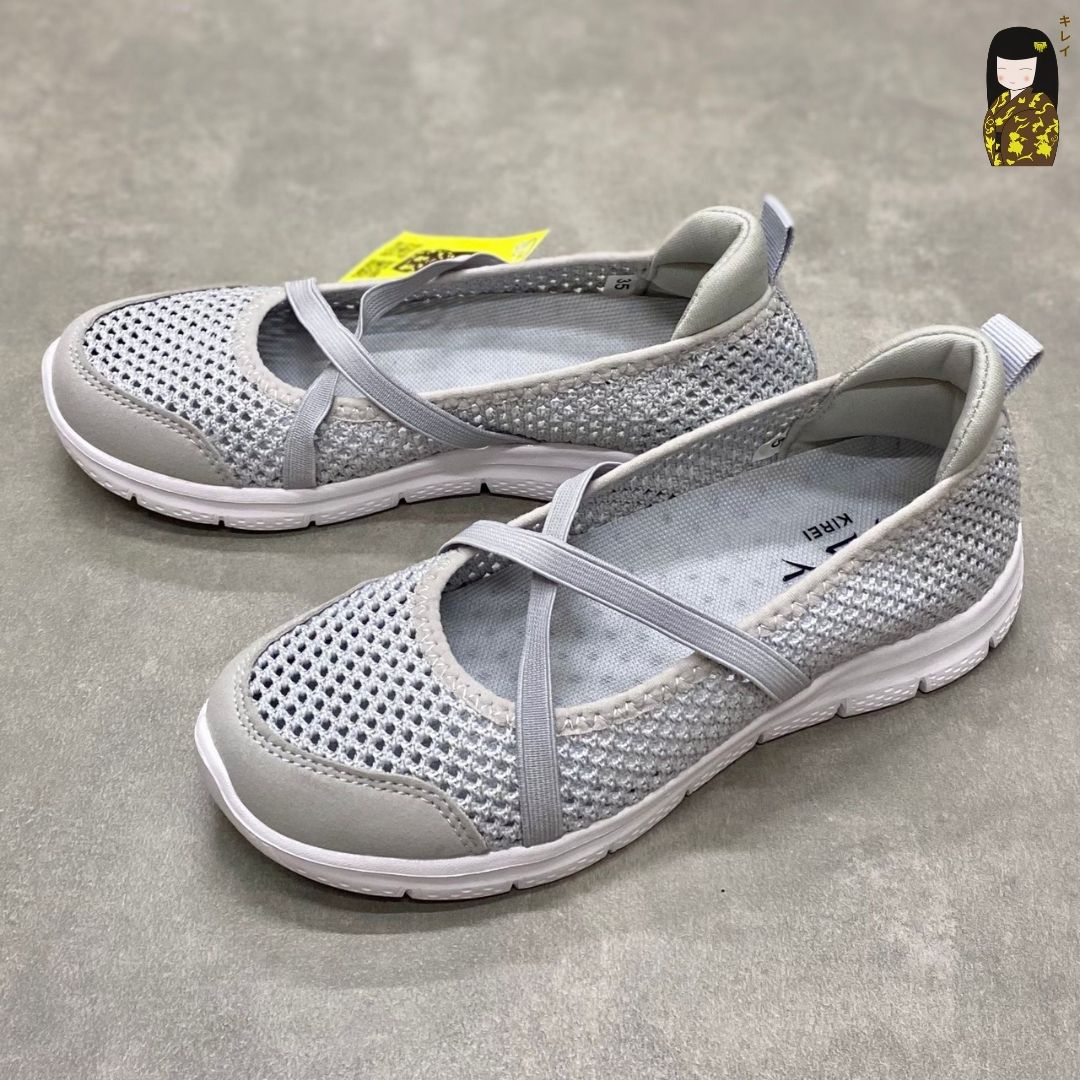 Kirei Walk BG Breathable V2 Ballet Flats Gray