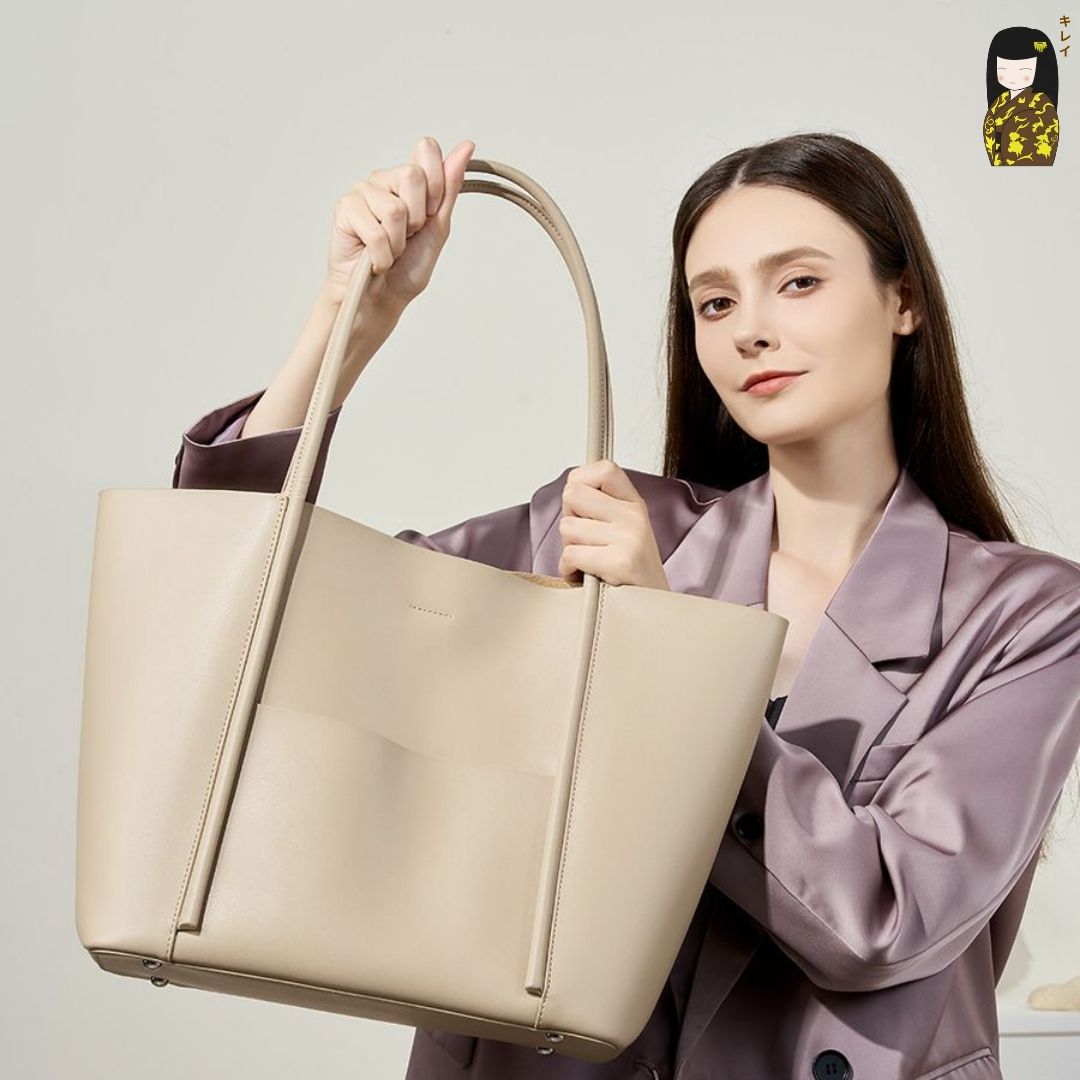 Kirei Yugen Tote Bag BGB1 Beige
