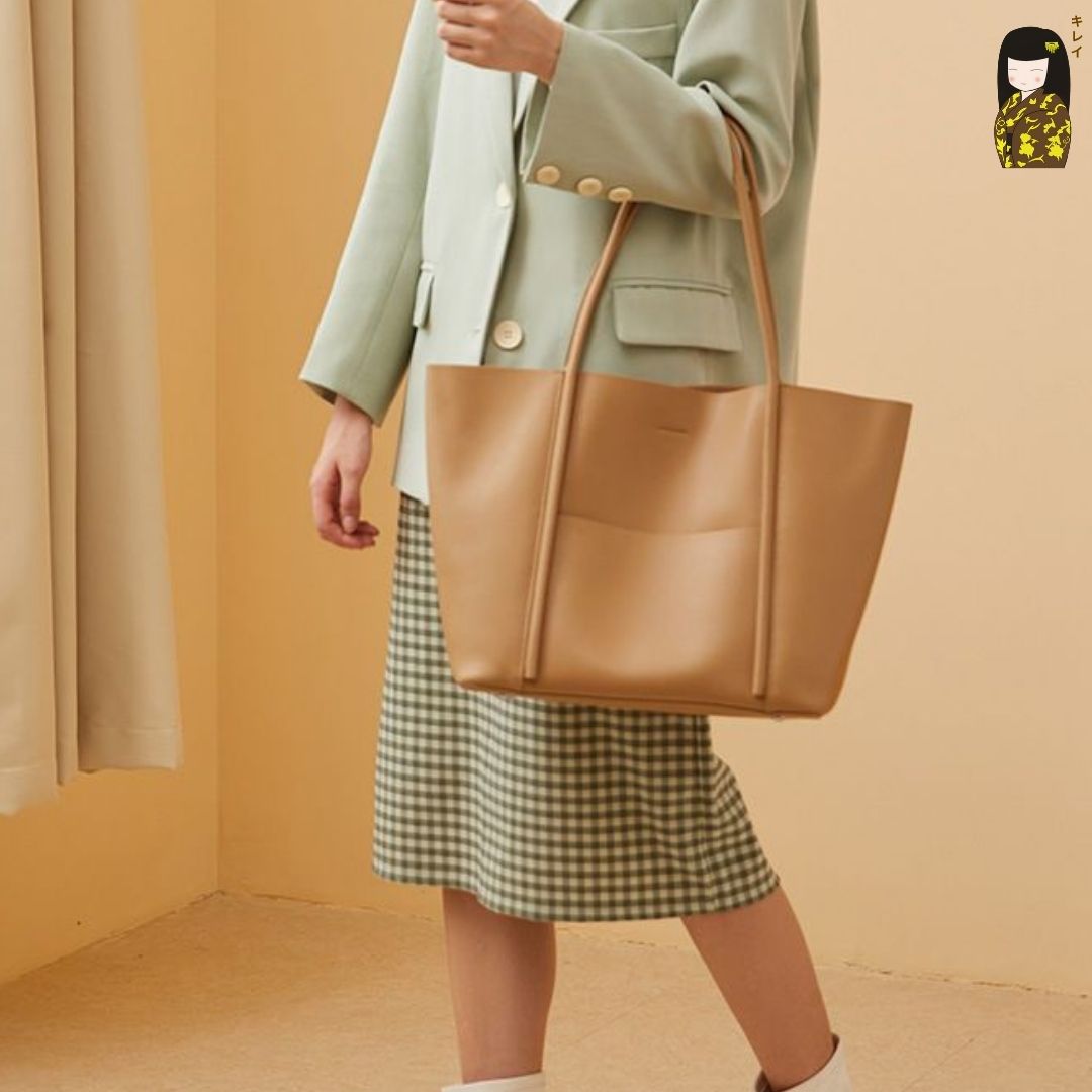 Kirei Yugen Tote Bag BGB1 L.Brown
