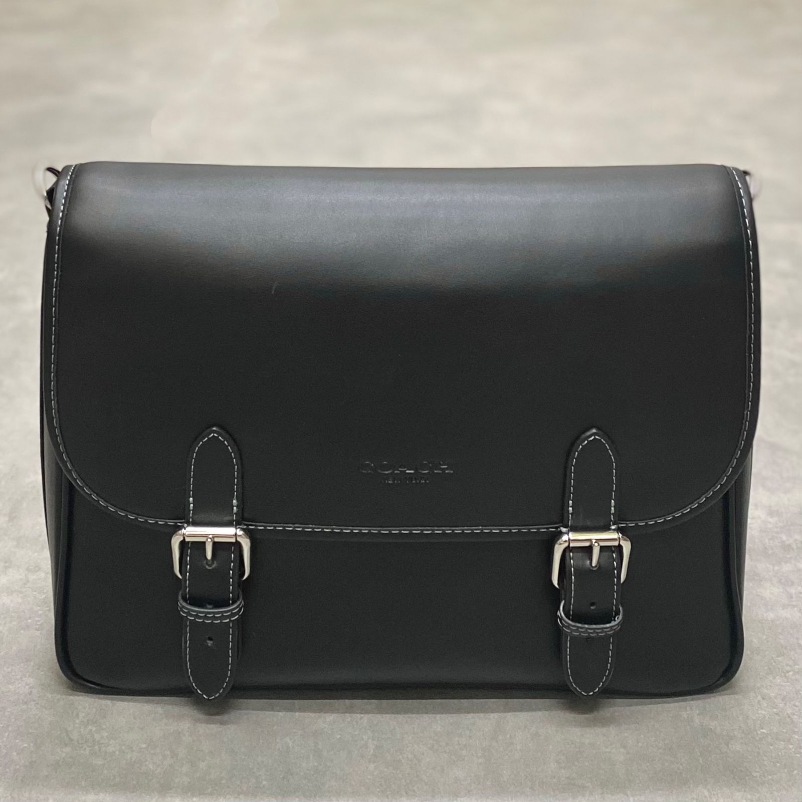 Túi Coach Hitch Messenger Bag DS Black