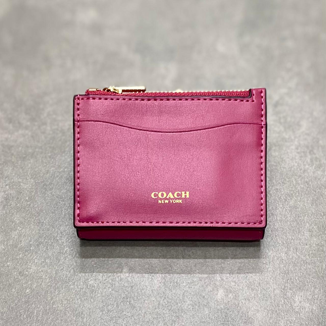 Ví Coach Essential Card Holder Wallet DS Pink