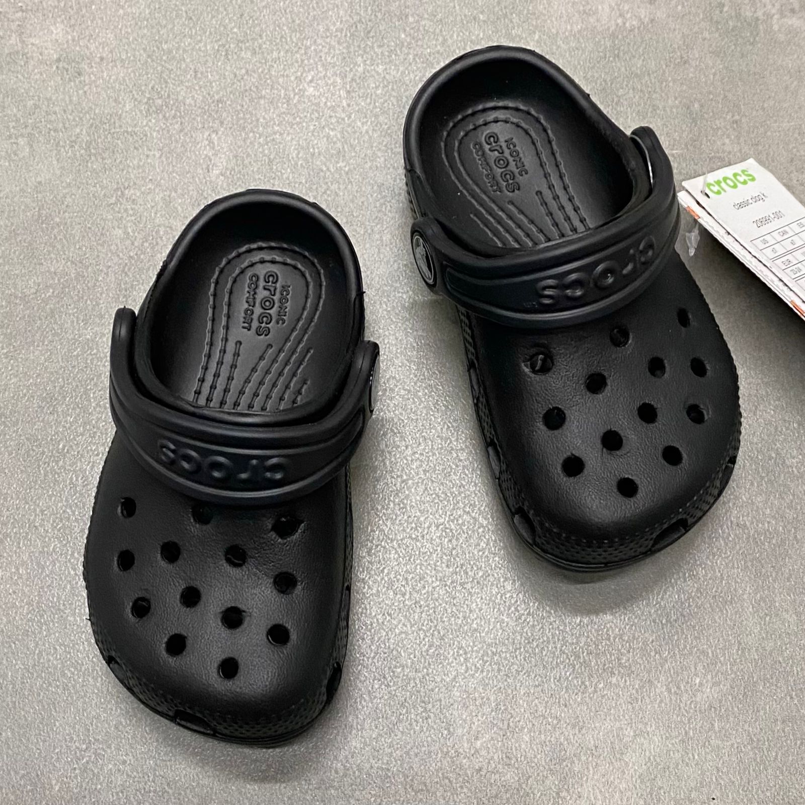 Dép Crocs Kid Classic Clog HN Đen