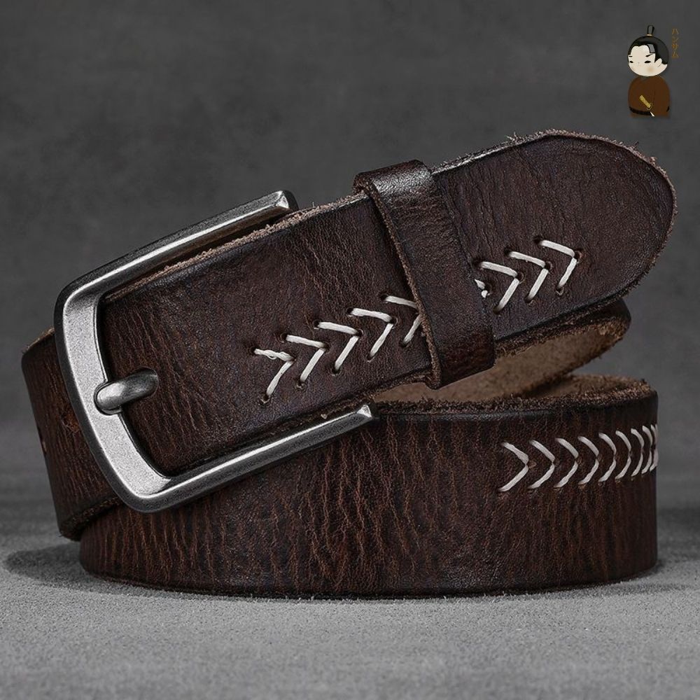 Hansamu Rin - Leather Belt BGA2 Espresso