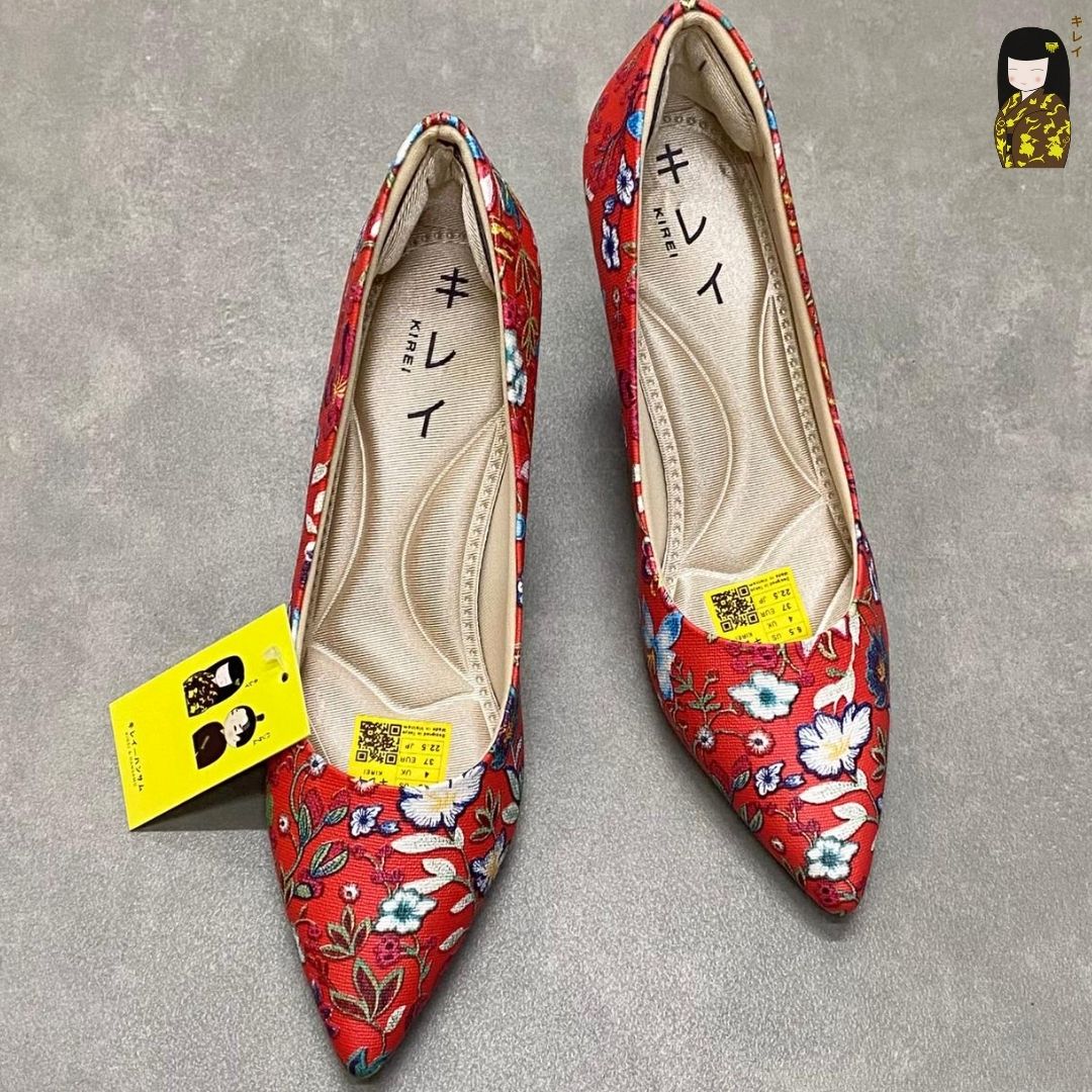 Kirei Biteki - Office Kitten Heel CP2 Red