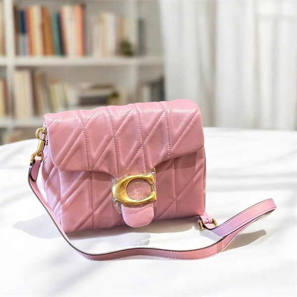 Túi Coach Times Square Tabby 17 Quilting DS Pink