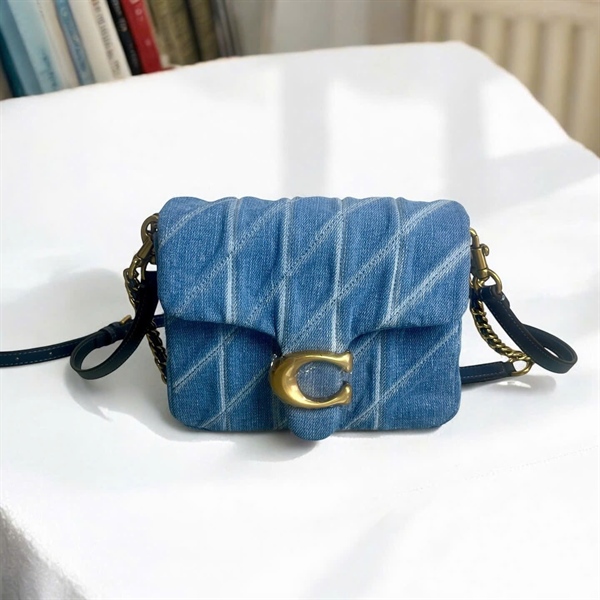 Túi Coach Times Square Tabby 17 DS Denim