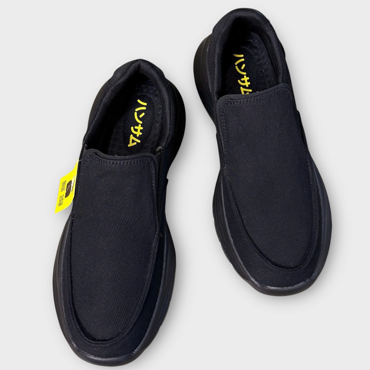 Hansamu Walk BG Giày Lười Denim Black
