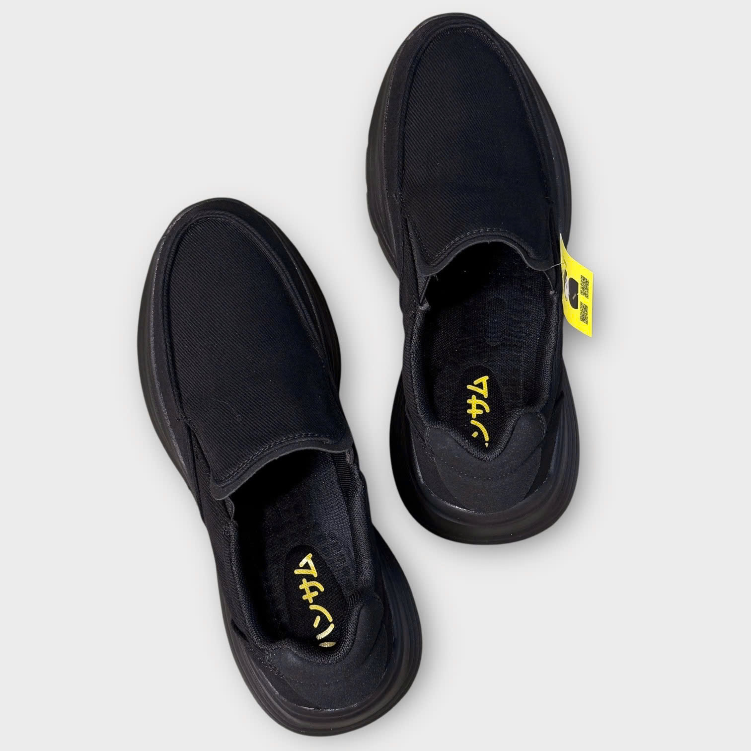 Hansamu Walk BG Giày Lười Denim Black