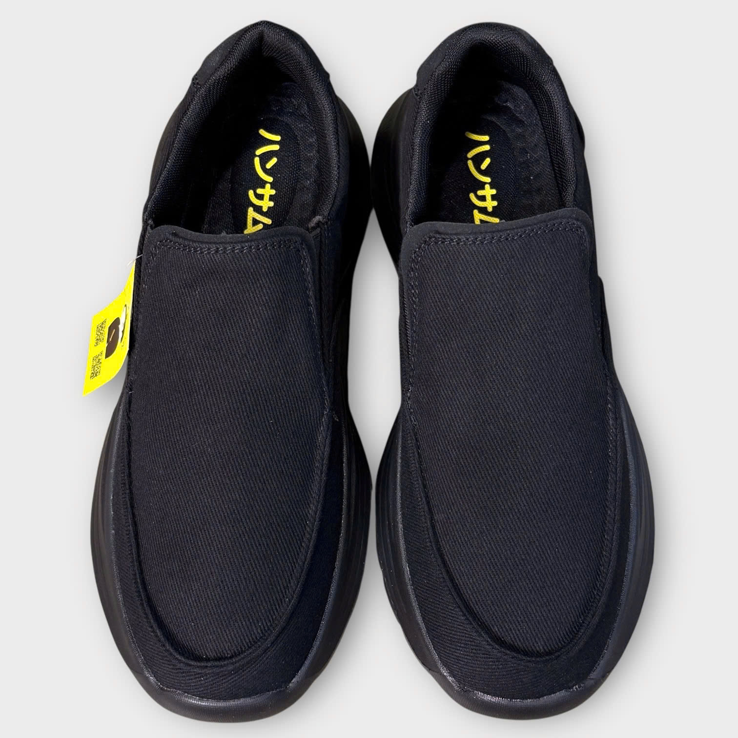 Hansamu Walk BG Giày Lười Denim Black