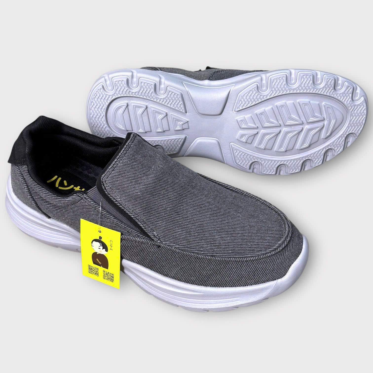 Hansamu Walk BG Giày lười Denim Dark Grey