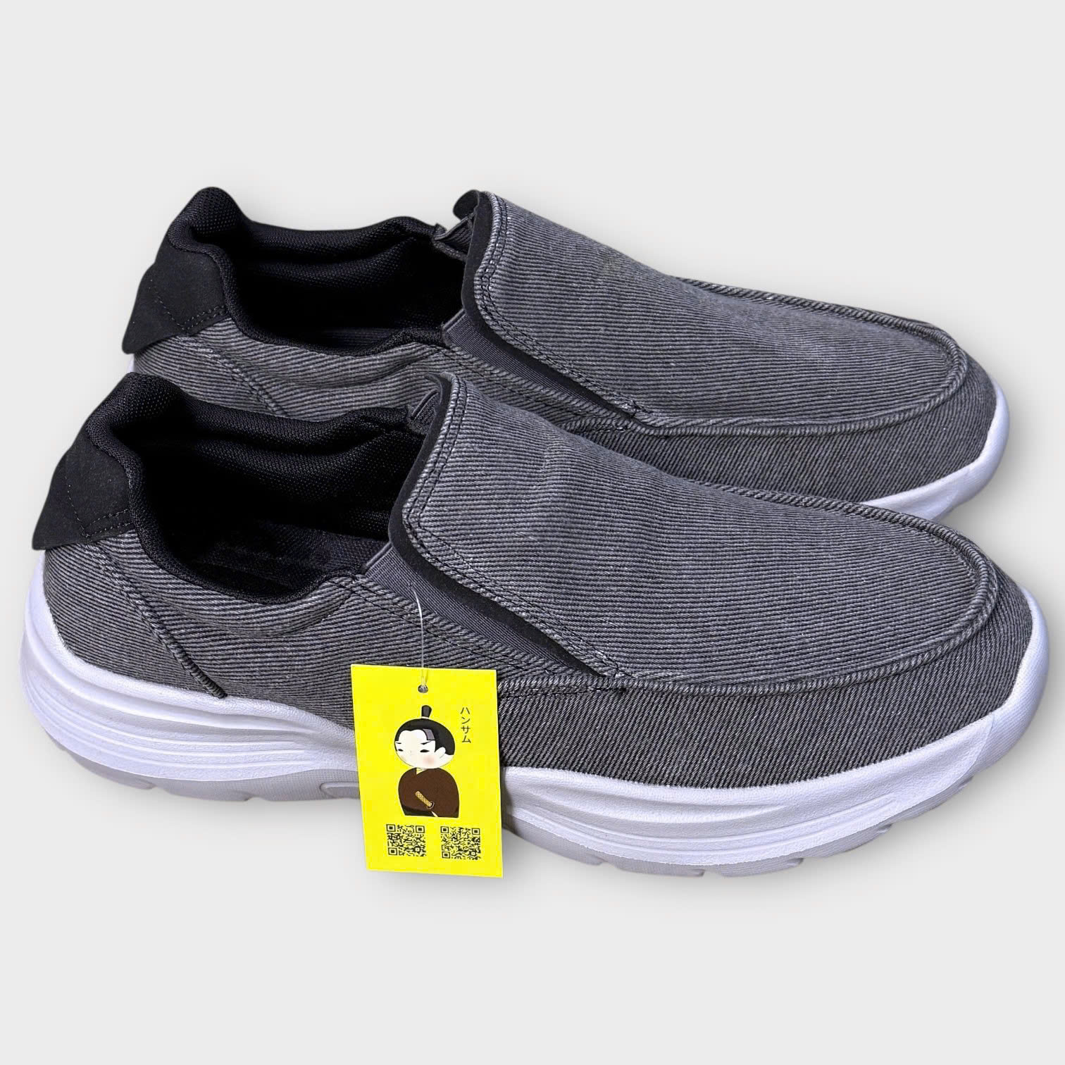 Hansamu Walk BG Giày lười Denim Dark Grey