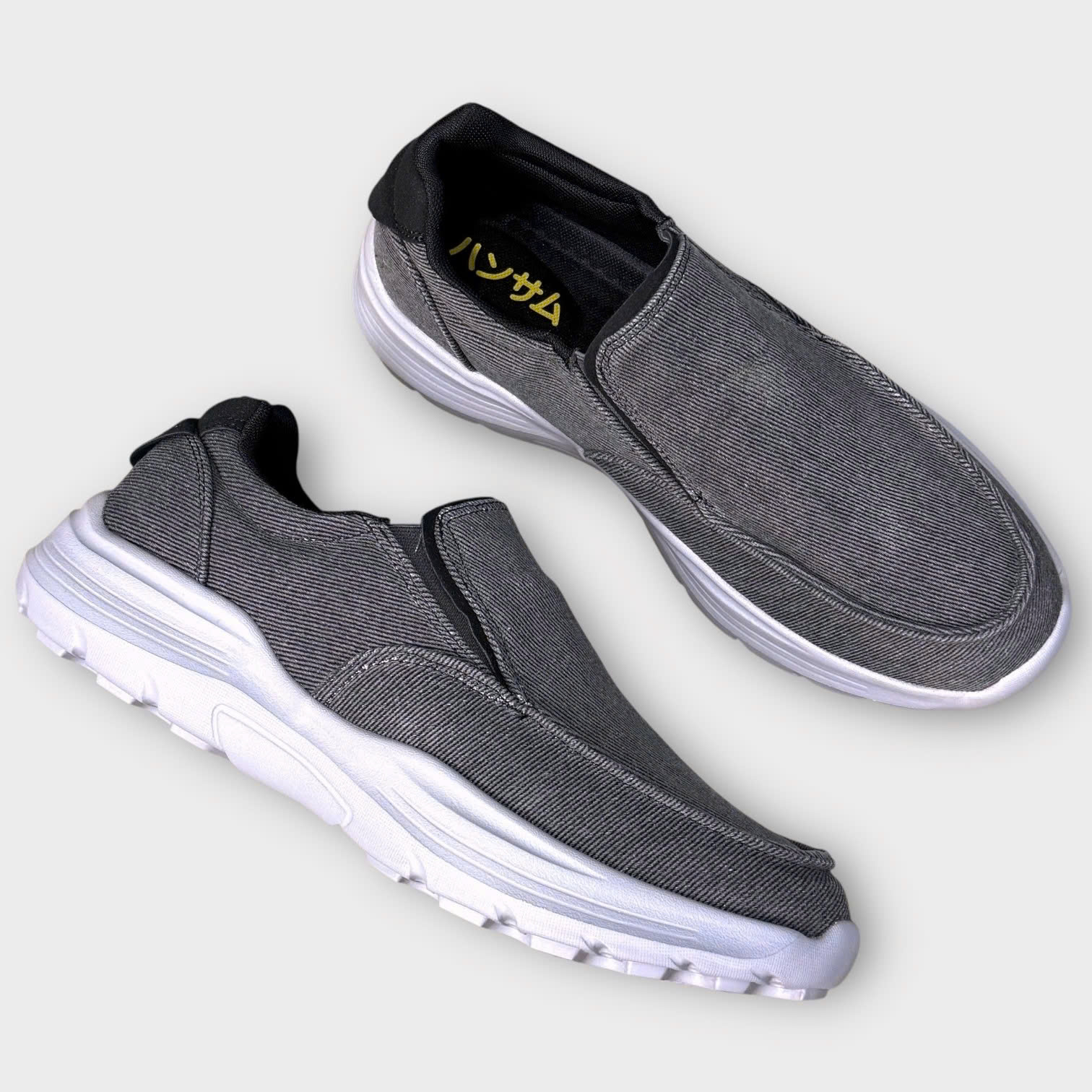 Hansamu Walk BG Giày lười Denim Dark Grey