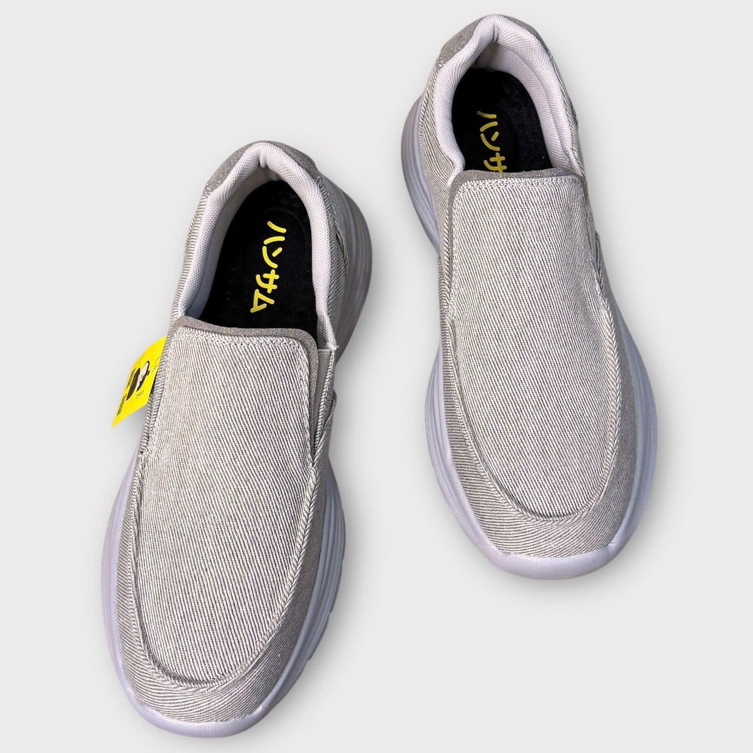Hansamu Walk BG Giày Lười Denim Light Grey