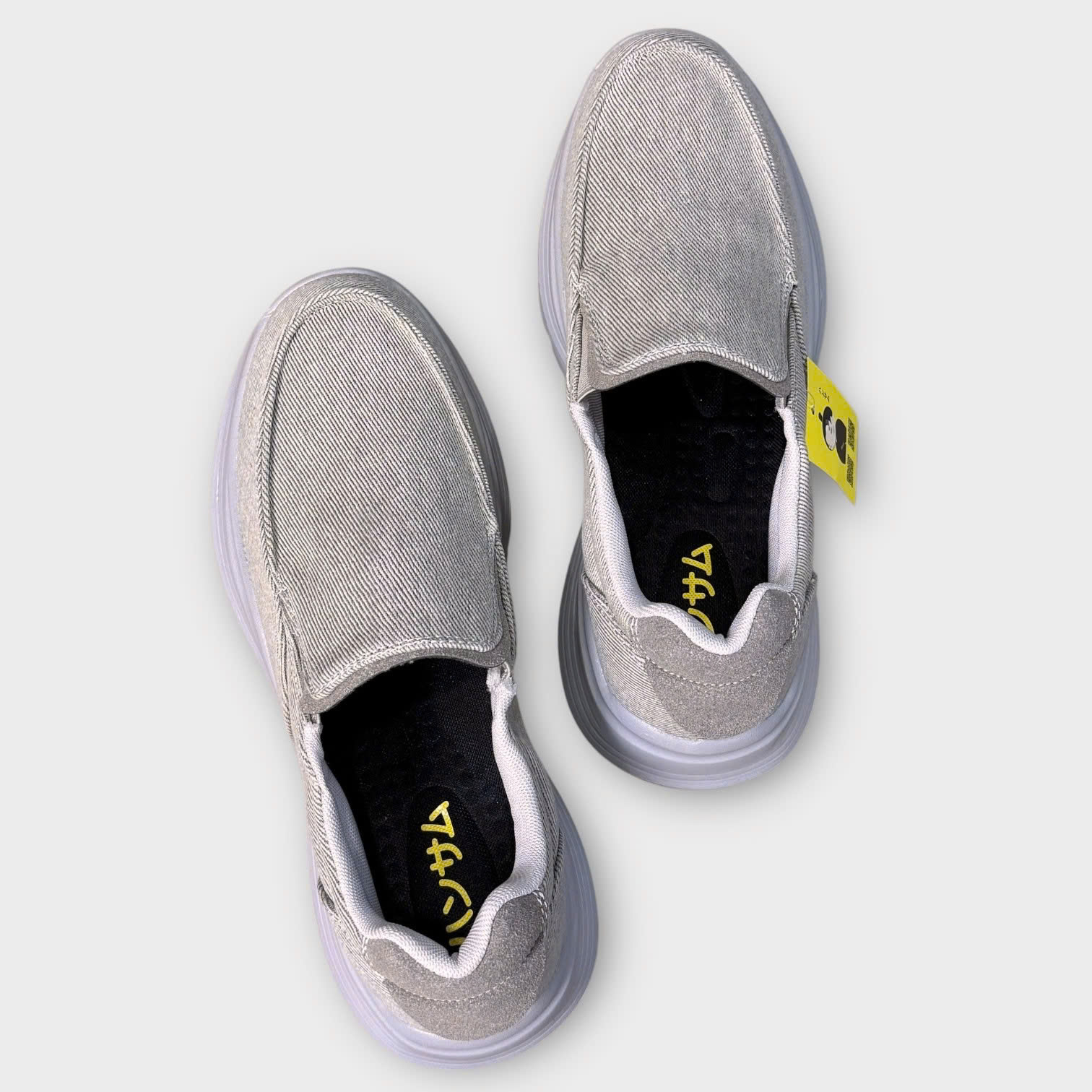 Hansamu Walk BG Giày Lười Denim Light Grey