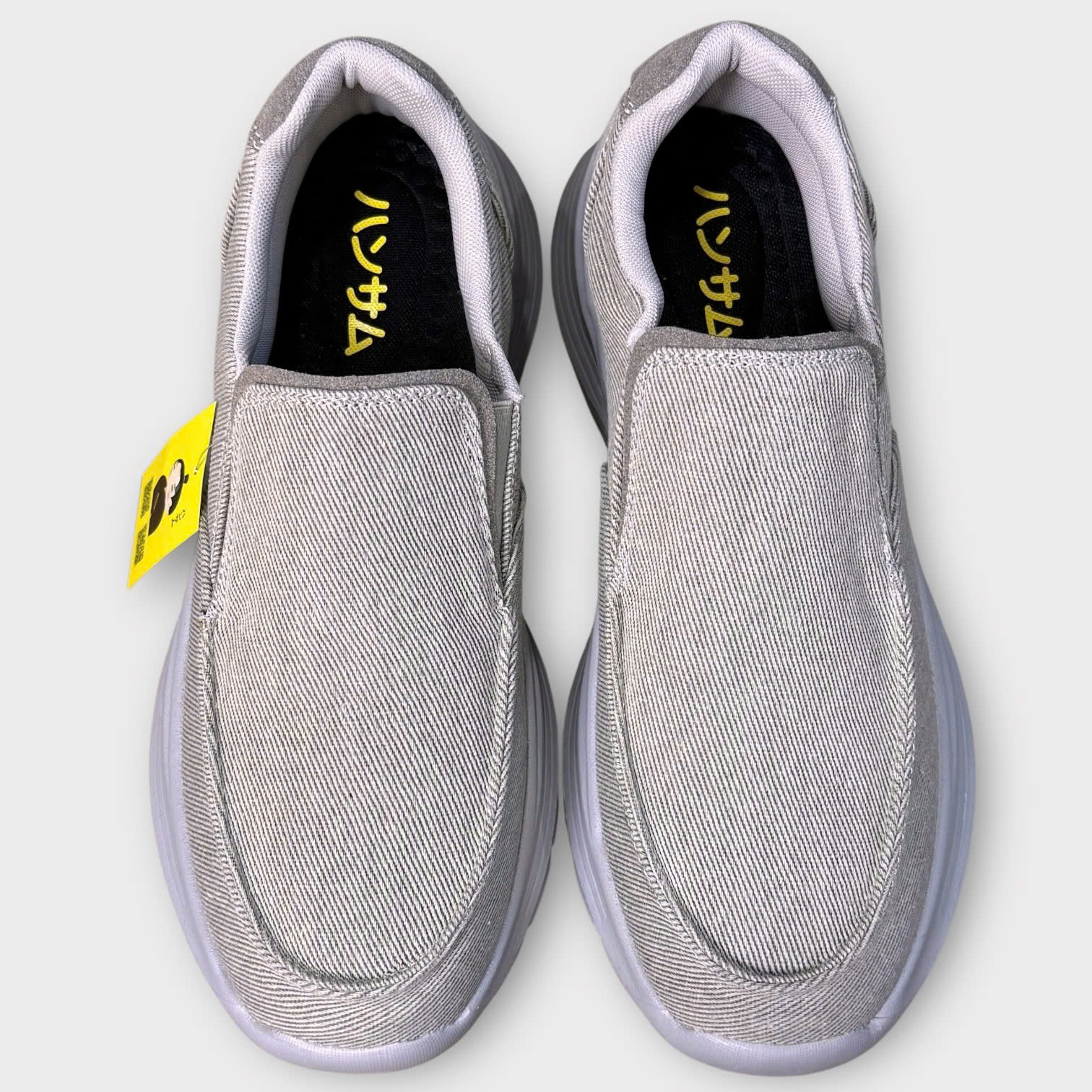 Hansamu Walk BG Giày Lười Denim Light Grey