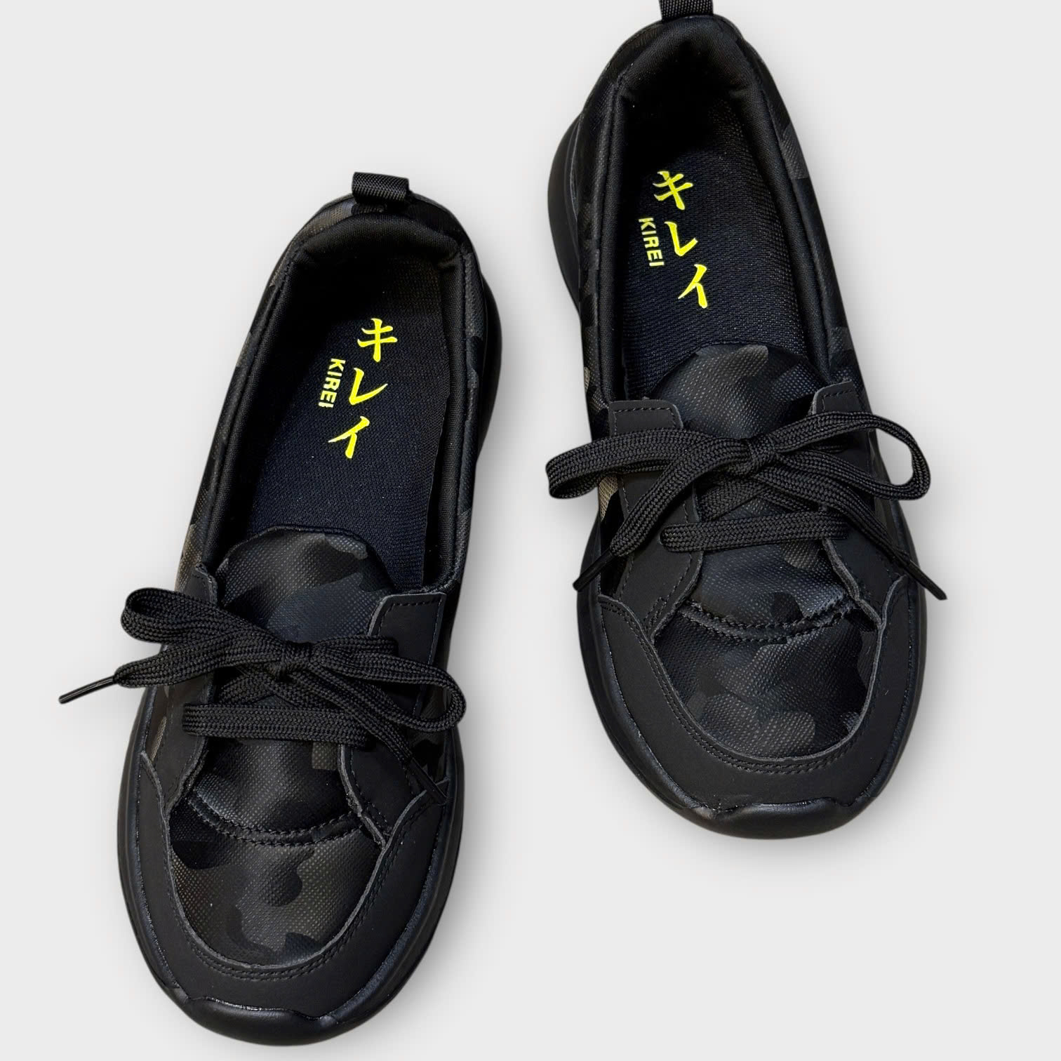 Giày Kirei Breathable Walk on Camo BG Black