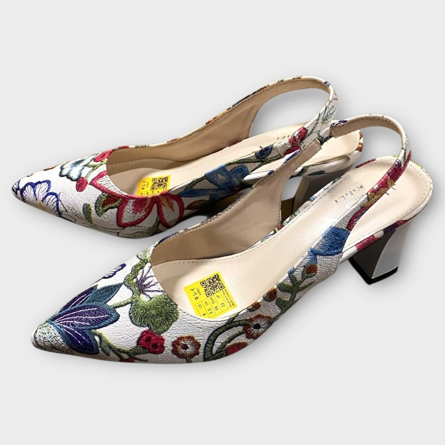 Kirei Office CP Sandal Quai Hậu 3D FEP 7P Hồng trắng