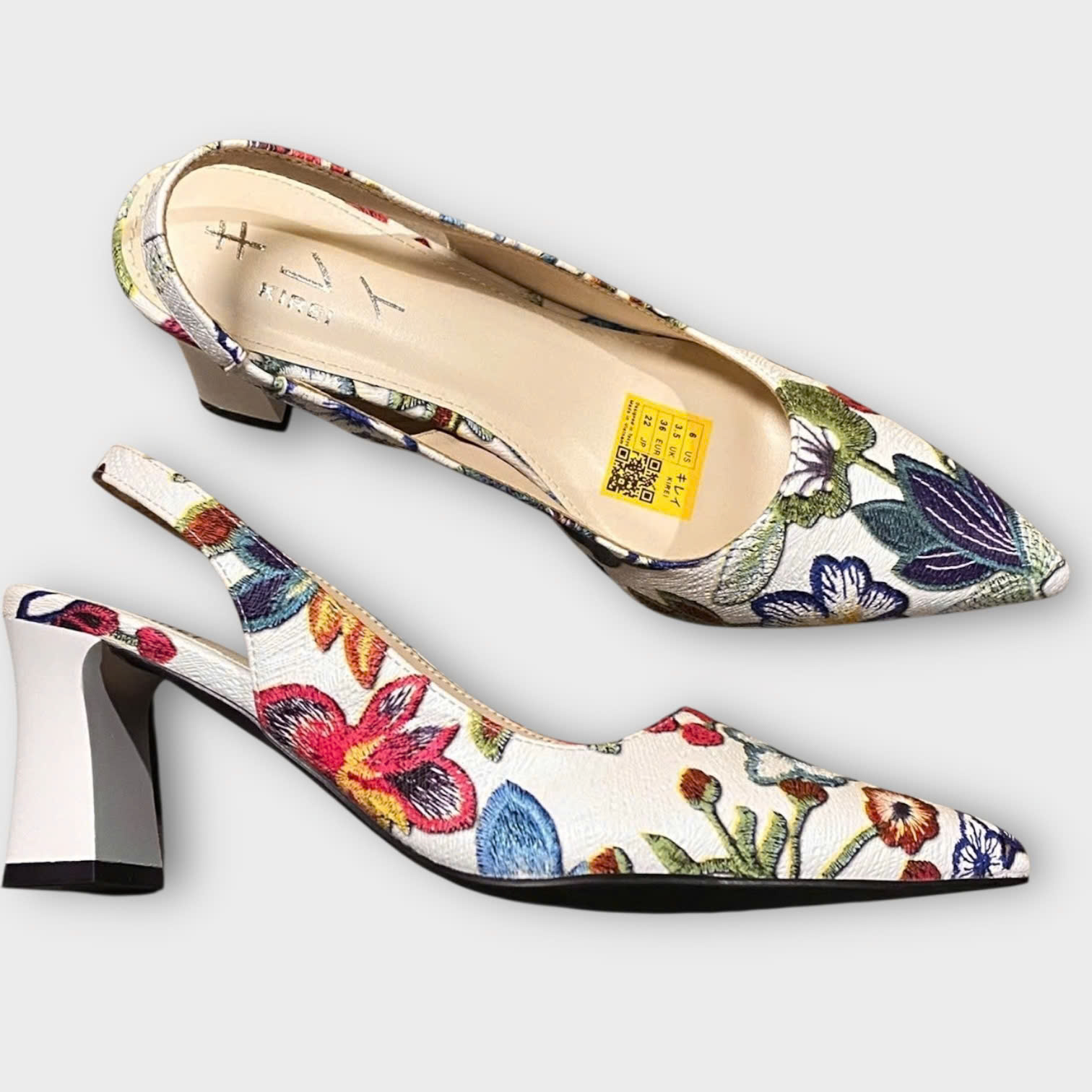 Kirei Office CP Sandal Quai Hậu 3D FEP 7P Hồng trắng