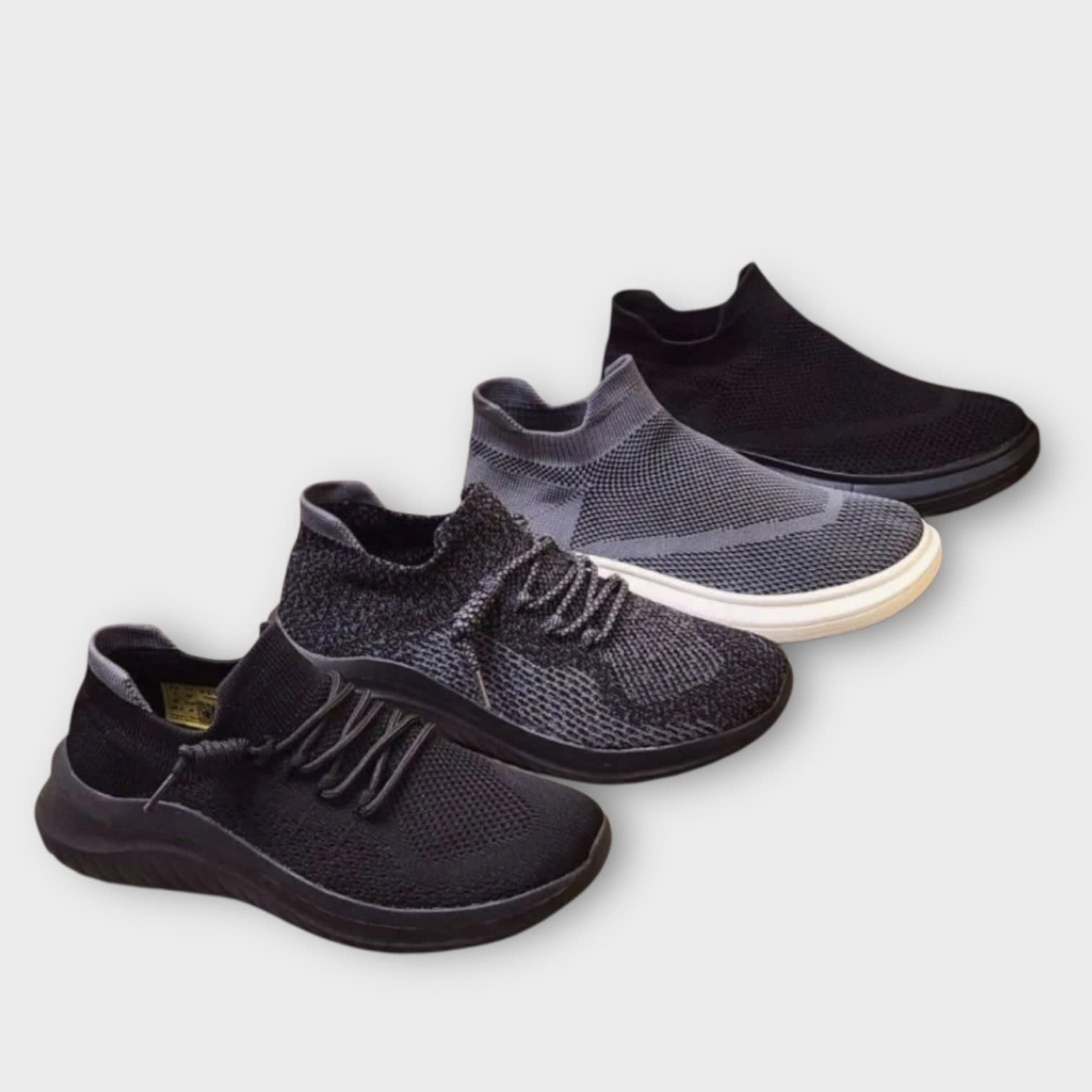 Hansamu Walk BG Giày Unisex Đen Full