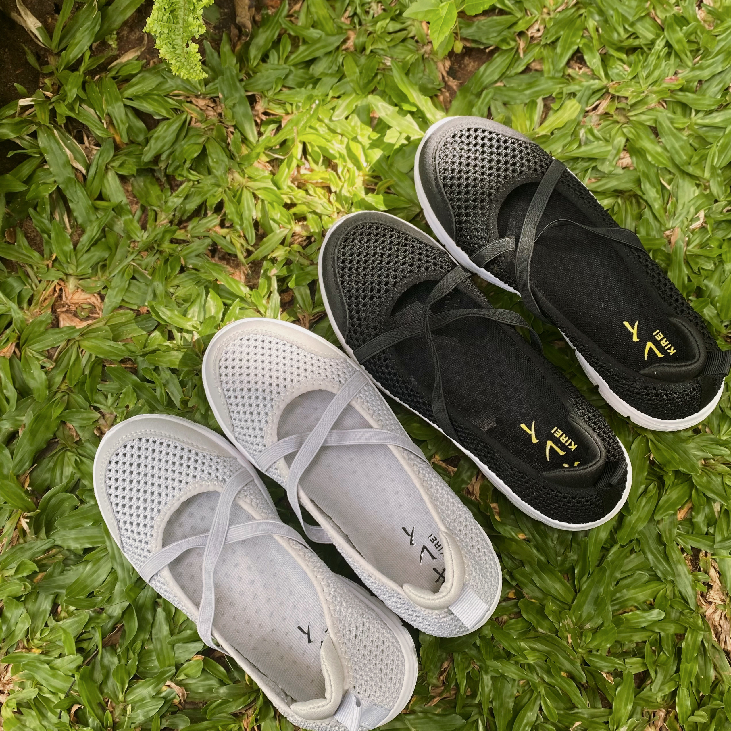 Kirei Walk BG Breathable V2 Ballet Flats Gray