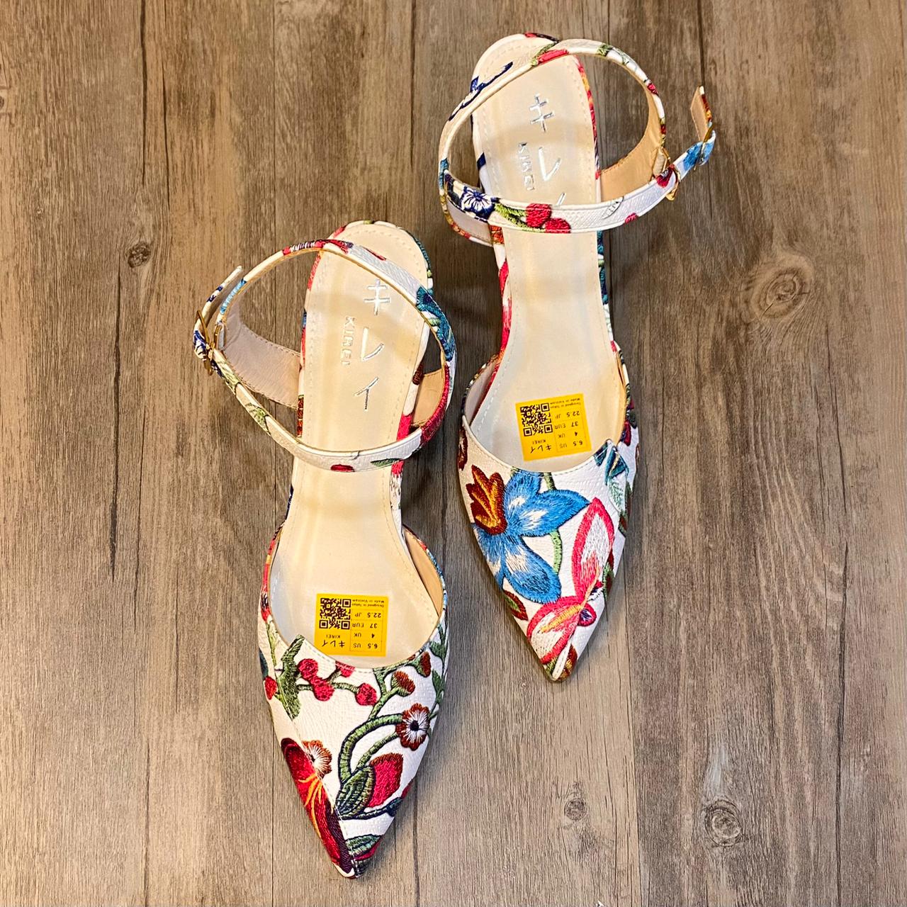 Giày Sandal Kirei 3D FEP 7P CP Hồng/Trắng