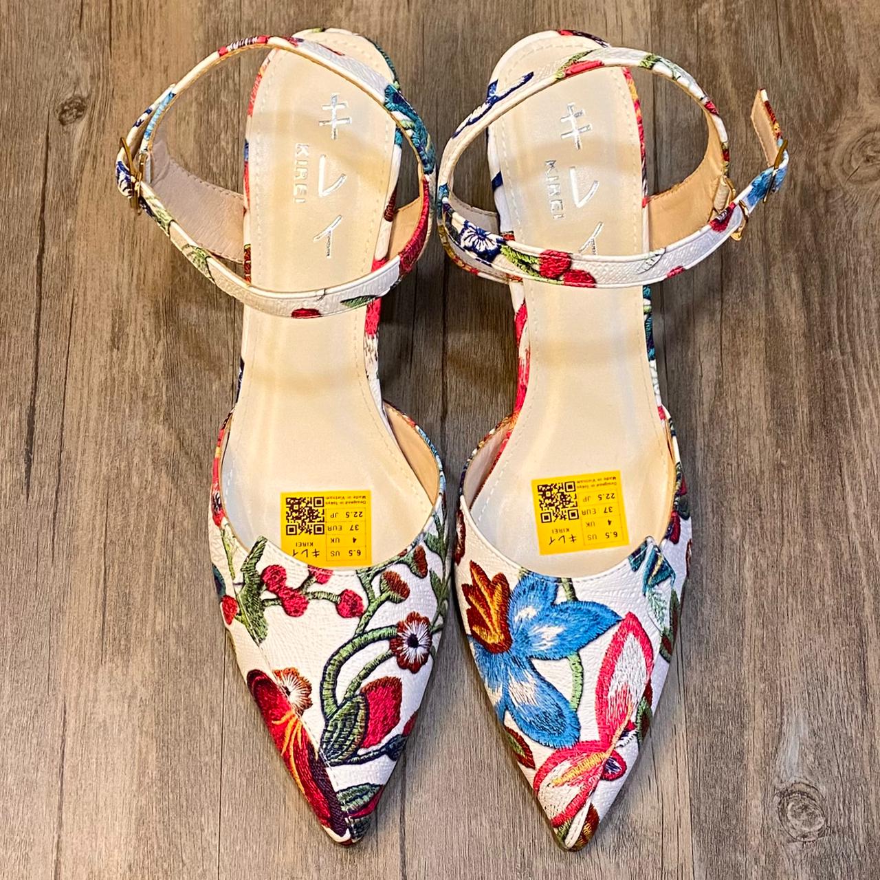 Giày Sandal Kirei 3D FEP 7P CP Hồng/Trắng