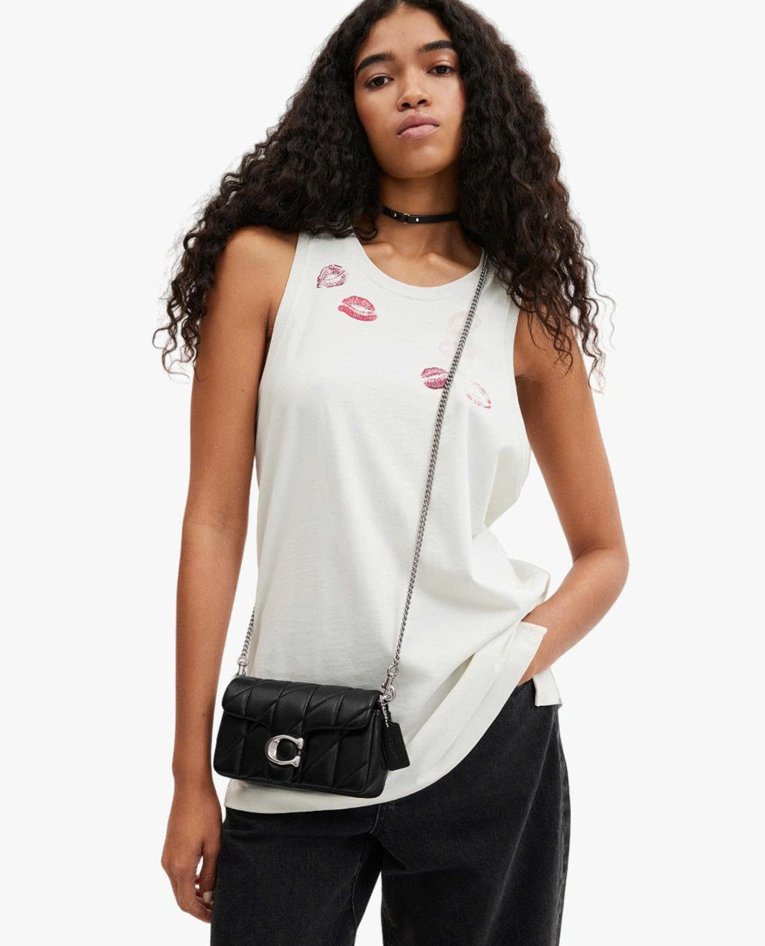 Túi Coach Tabby Shoulder 20 Quilting DS Black