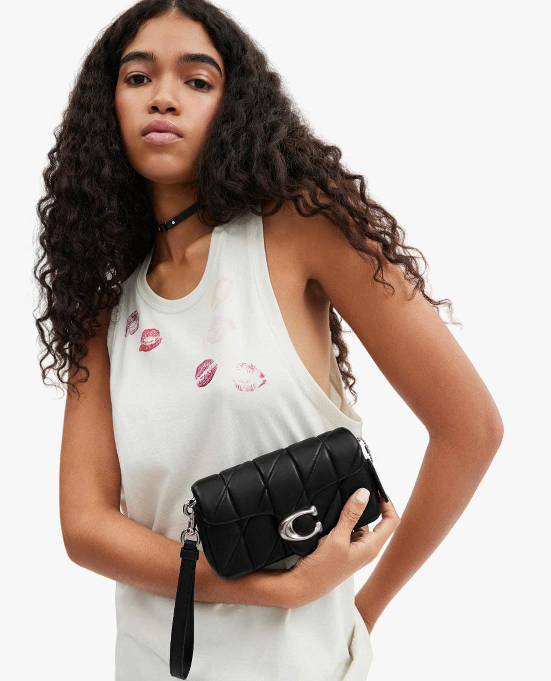 Túi Coach Tabby Shoulder 20 Quilting DS Black