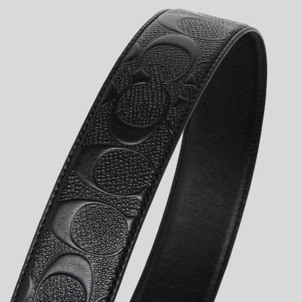 Dây Nịt Coach Belt Signature Leather DS Black